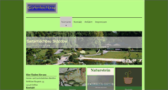 Desktop Screenshot of gartenteichbau-skoddow.de